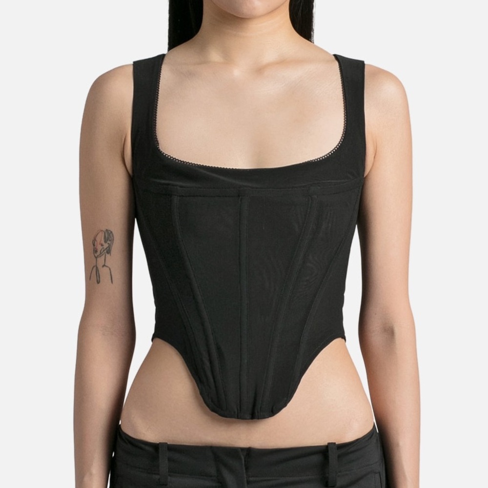 Miaou Women's Campbell Corset in Black in Small